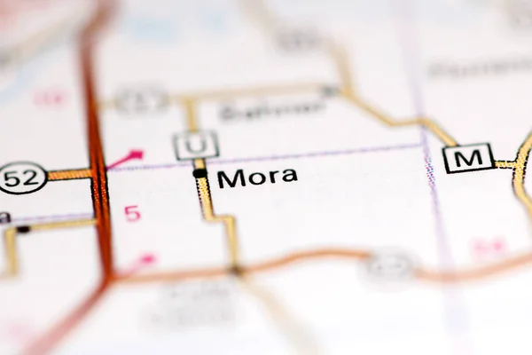 Mora Missouri Abd Coğrafya Haritasında — Stok fotoğraf