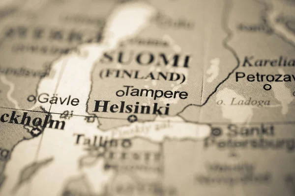 Tampere Europe Geography Map — Stock Photo, Image
