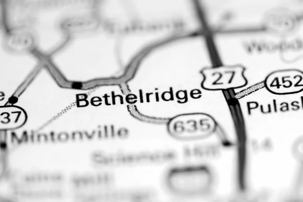 Bethelridge Kentucky Eeuu Mapa Geográfico — Foto de Stock