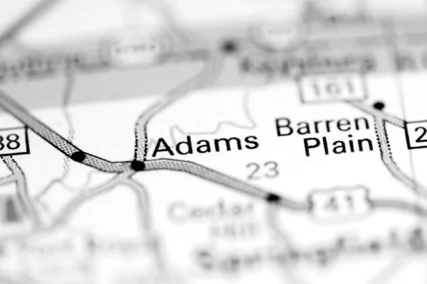Adams Tennessee Usa Geography Map — Stock Photo, Image