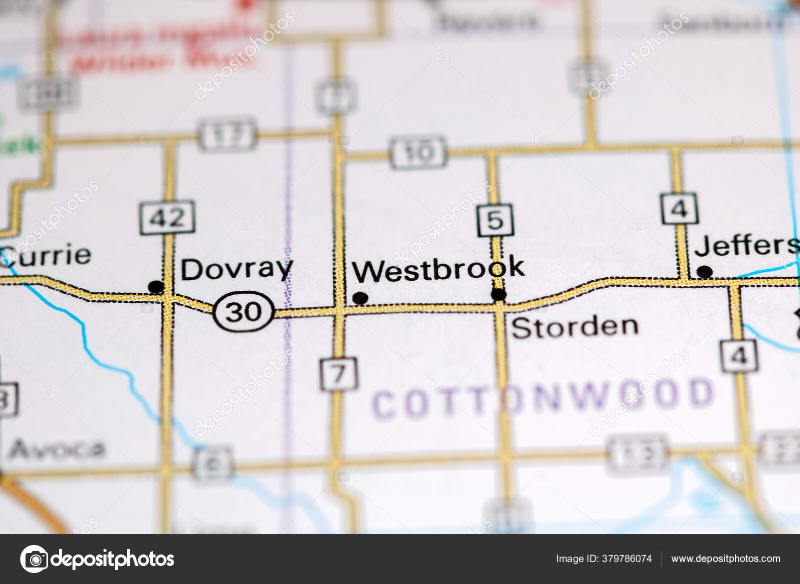 Westbrook Minnesota Usa Map Stock Photo by ©aliceinwonderland2020 379786074