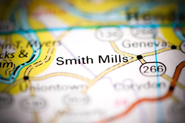 Det Smith Mills Det Kentucky Usa Geografisk Karta — Stockfoto