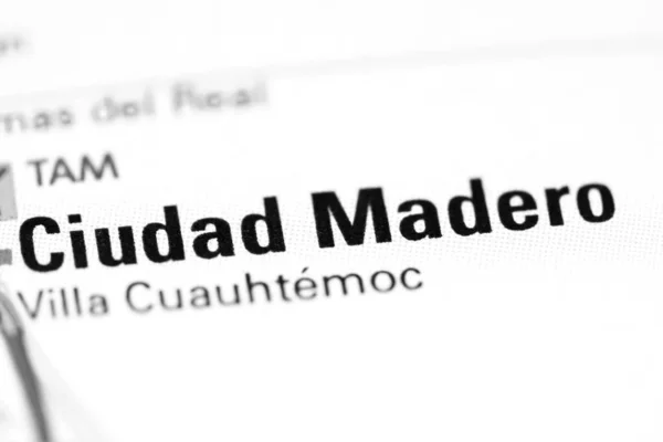 Сьюдад Мадеро Мексика Карте — стоковое фото