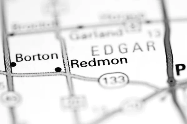 Redmon Illinois Stati Uniti Una Mappa Geografica — Foto Stock
