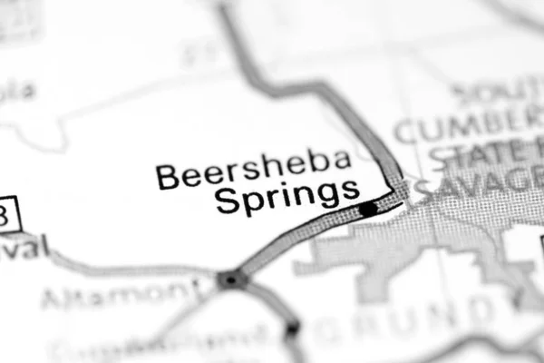 Beersheba Springs Tennessee Usa Map — Stock Photo, Image