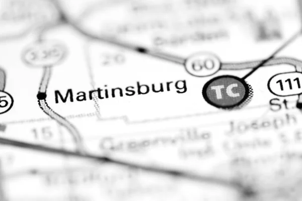 Martinsburg Indiana Usa Geography Map — Stock Photo, Image