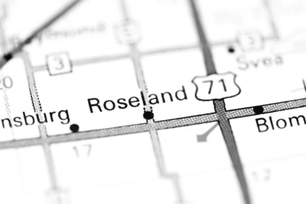 Roseland Minnesota Usa Map — Stock Photo, Image