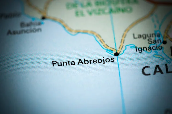 Punta Abreojos México Mapa — Foto de Stock