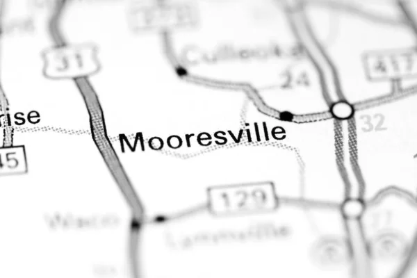 Mooresville Tennessee Stati Uniti Una Mappa — Foto Stock