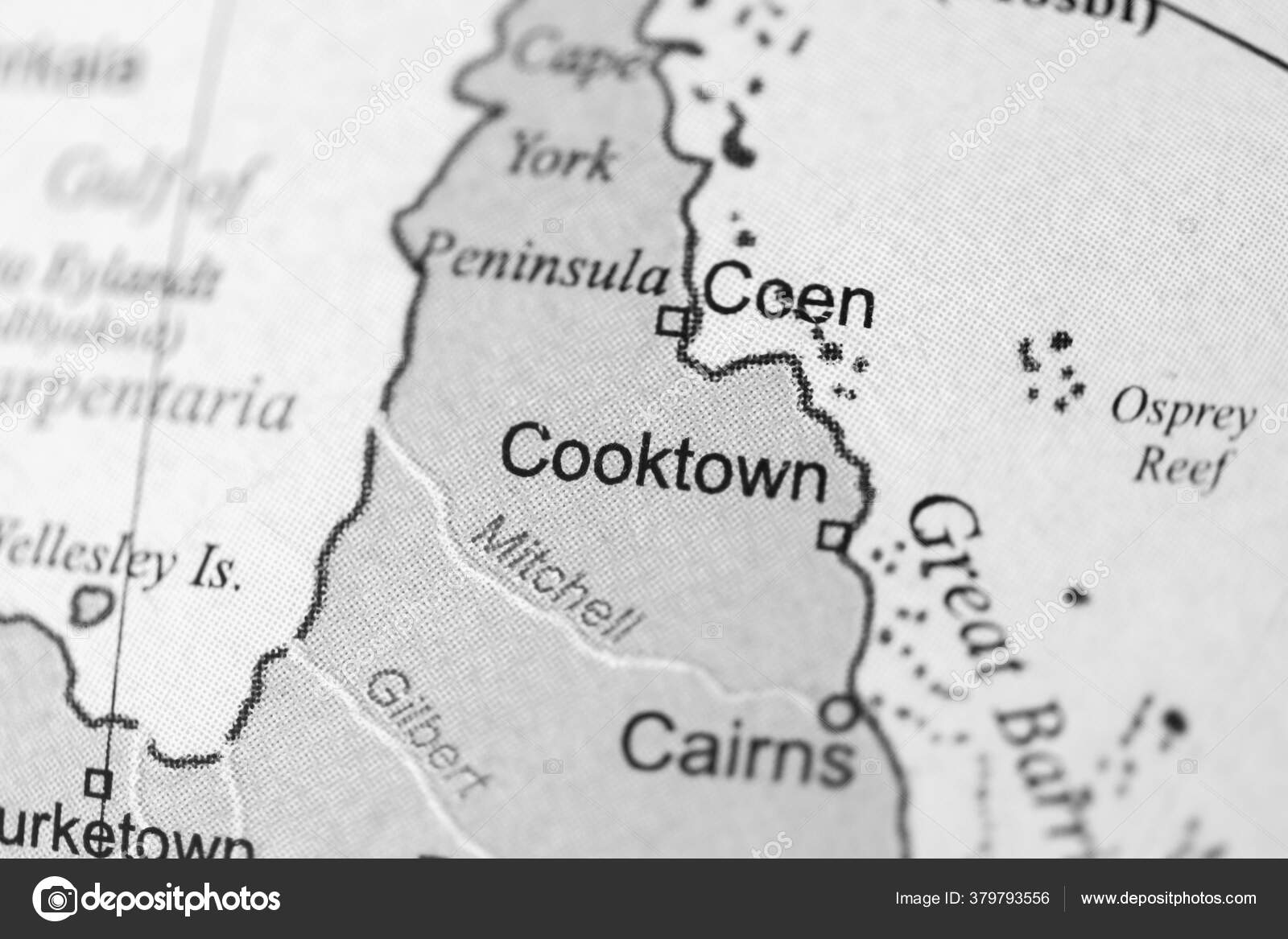 Cooktown Australia Geography Map — Stock Photo © aliceinwonderland2020