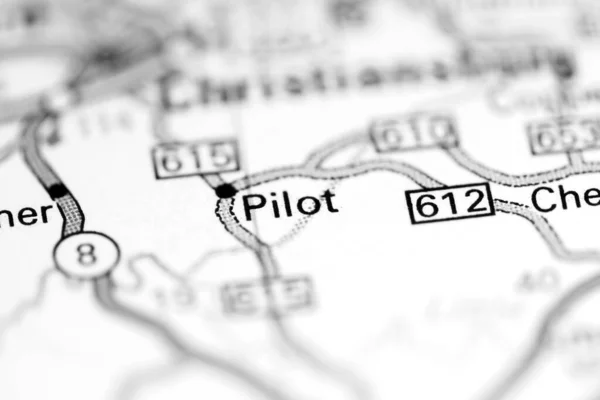 Pilot Virginia Usa Geography Map — Stock Photo, Image