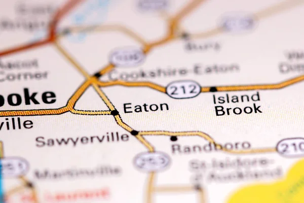 Eaton Canadá Mapa — Foto de Stock