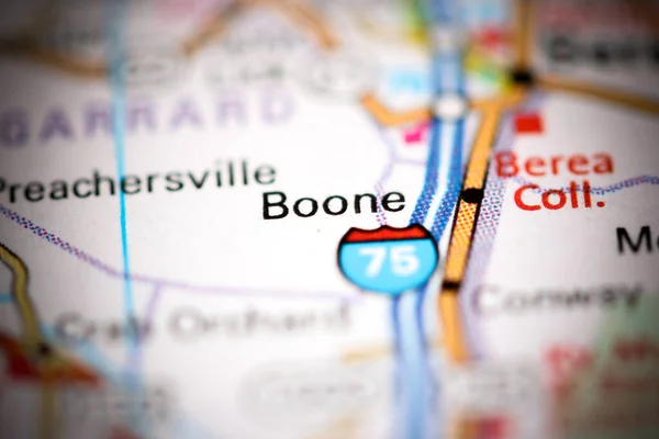 Boone Kentucky Abd Coğrafya Haritasında — Stok fotoğraf