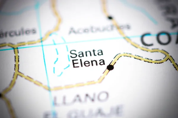Santa Elena. Mexico on a map