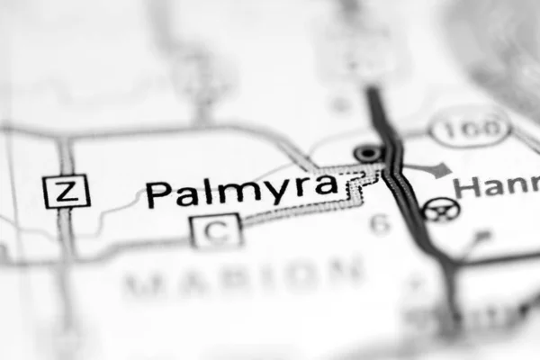 パルミラだ ミズーリ州 地理地図上のアメリカ — ストック写真
