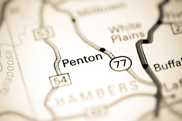 Penton Alabama Abd Haritada — Stok fotoğraf