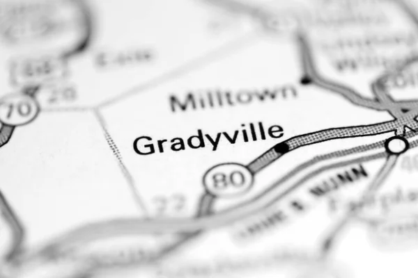Gradyville Ohio Usa Geography Map — Stock Photo, Image
