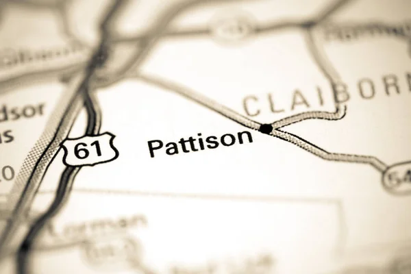 パティション ミシシッピ州 地図上のアメリカ — ストック写真