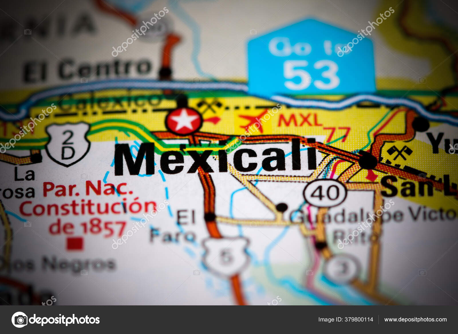 Map Of Mexicali Mexico