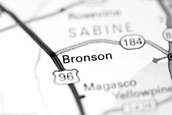 Bronson Texas Stati Uniti Una Mappa — Foto Stock