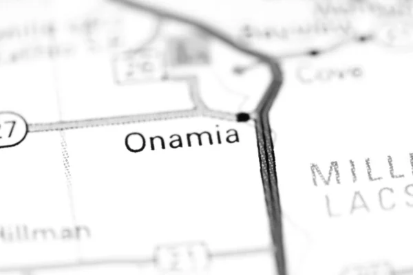 Onamia Minnesota Eeuu Mapa — Foto de Stock