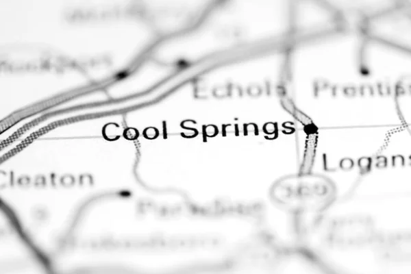 Cool Springs Kentucky Usa Geography Map — Stock Photo, Image