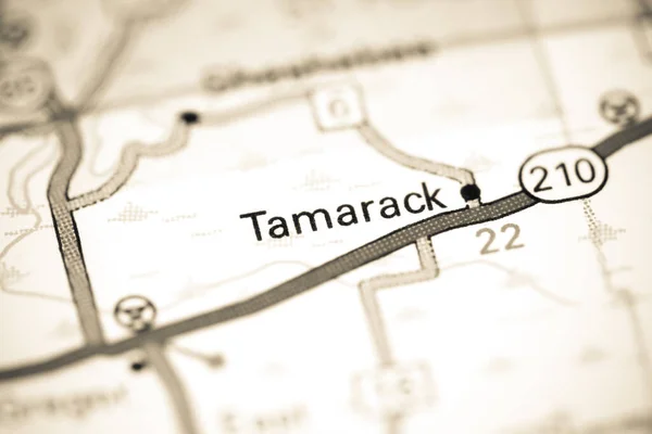 Tamarack Minnesota Usa Karta — Stockfoto