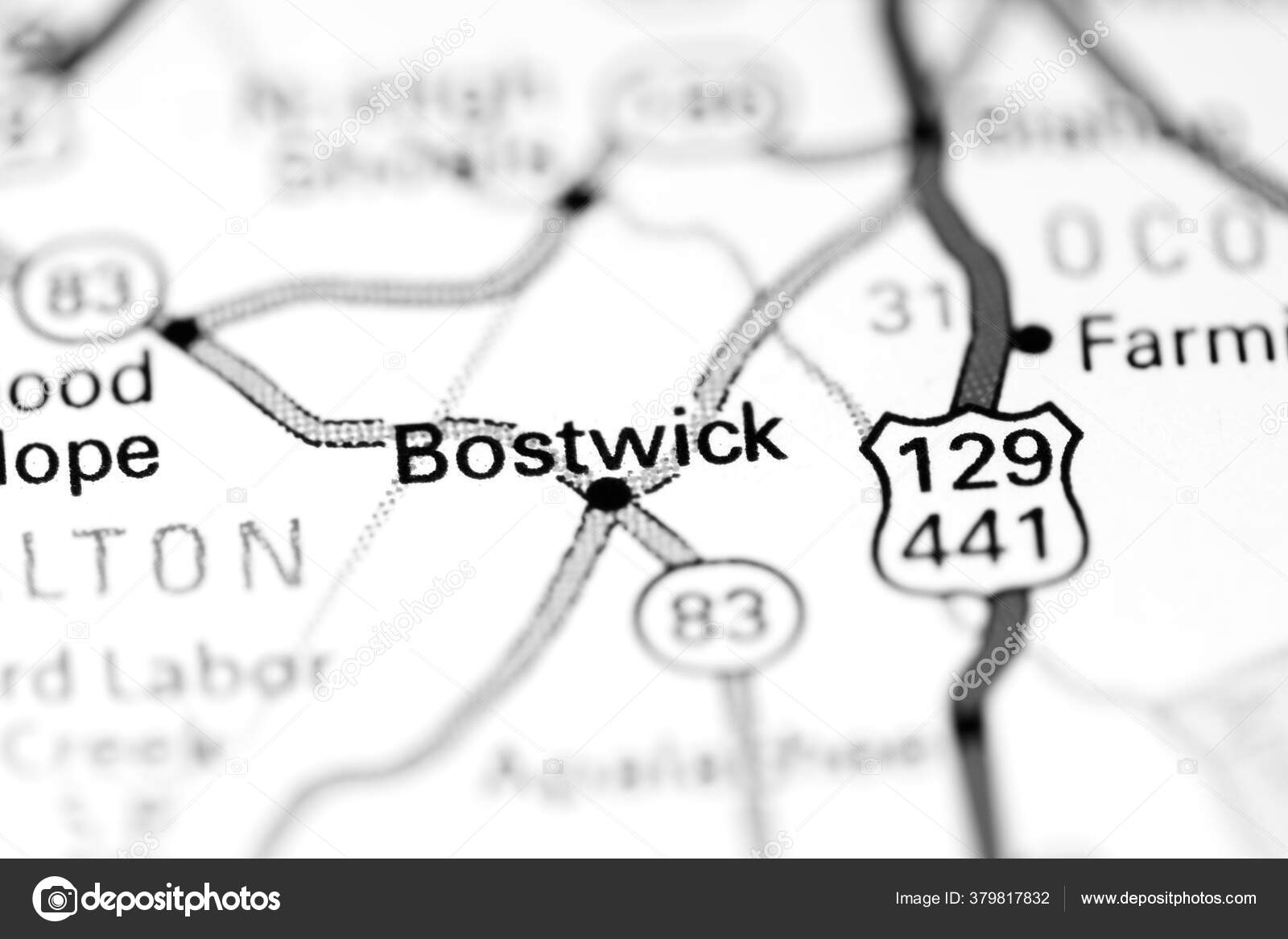 Bostwick Usa Map — Stock Photo © aliceinwonderland2020 379817832