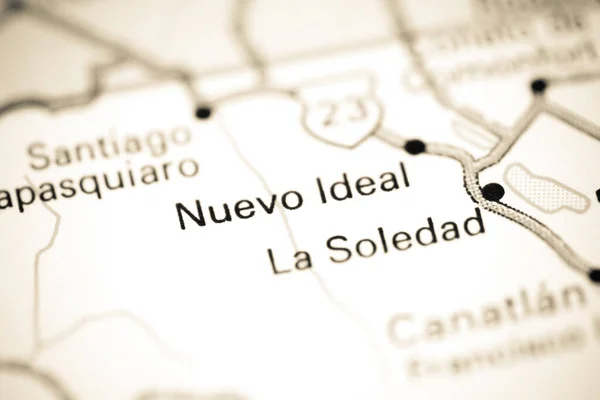 Nuevo Ideal. Mexico on a map