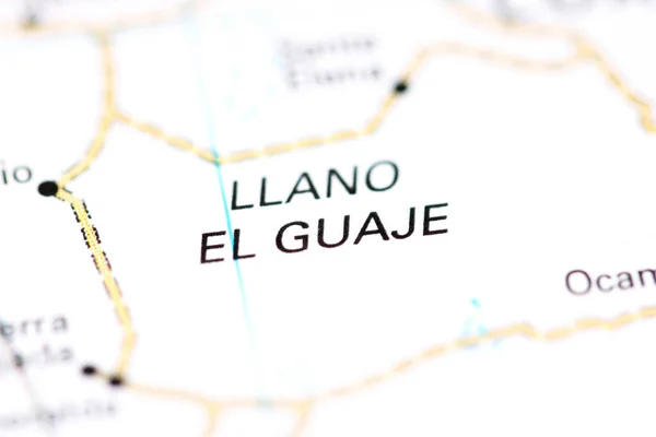 Llano el Guaje. Mexico on a map