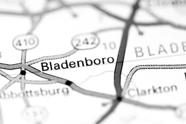 Bladenboro Carolina Norte Eua Sobre Mapa — Fotografia de Stock