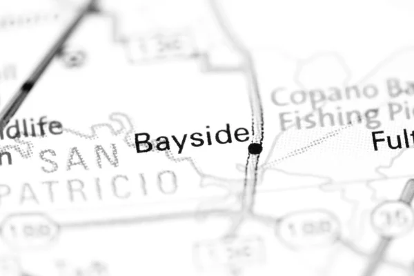 Bayside Texas Eeuu Mapa —  Fotos de Stock