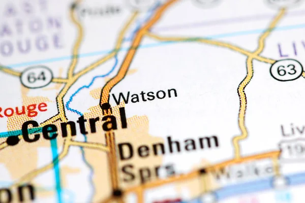 Watson Louisiana Usa Map — Stock Photo, Image