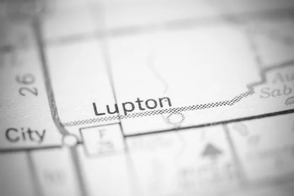 Lupton Michigan Usa Geography Map — Stock Photo, Image