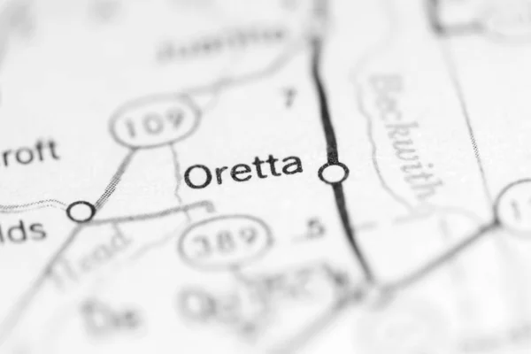 Oretto Louisiana Usa Mapě Geografie — Stock fotografie