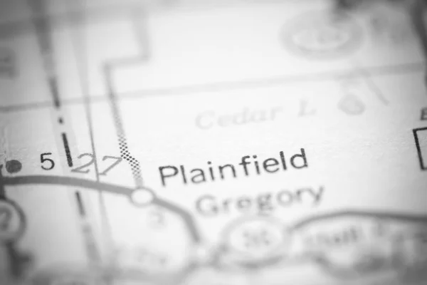 Plainfield Michigan Usa Mapě Geografie — Stock fotografie