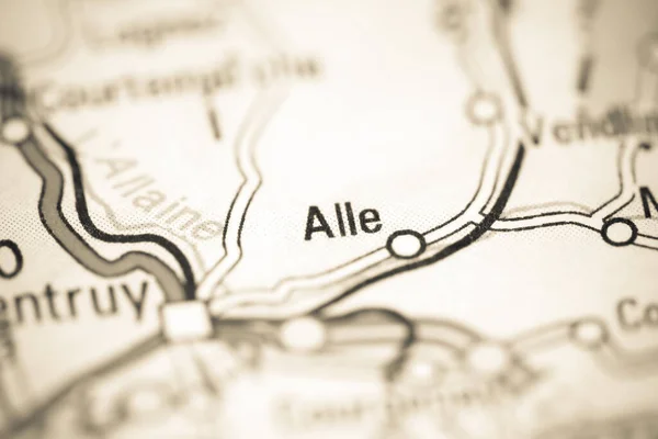 Alle Mapa Geográfico Suiza —  Fotos de Stock