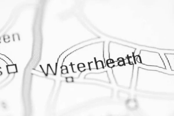 Waterheath Mapa Geográfico Del Reino Unido —  Fotos de Stock