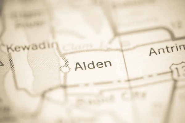 Alden Michigan Usa Geography Map — Stock Photo, Image