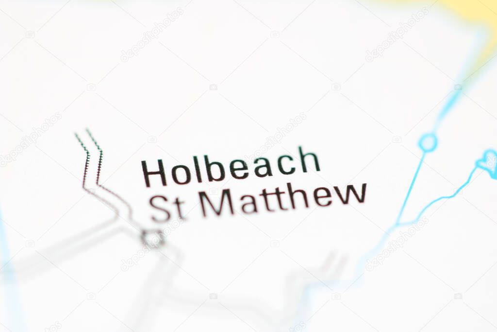 Holbeach St. Matthew on a geographical map of UK