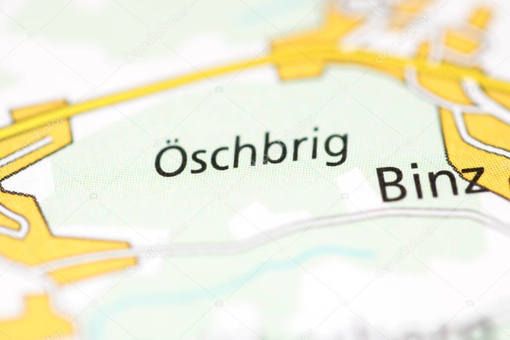 Oschbrig on a geographical map of Switzerland