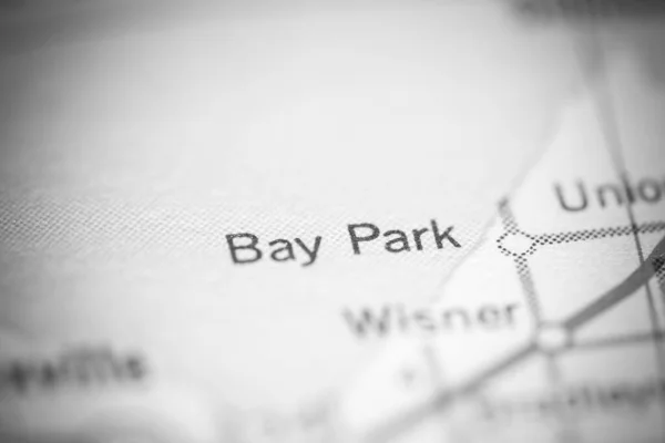 Bay Park Jag Heter Michigan Usa Geografisk Karta — Stockfoto