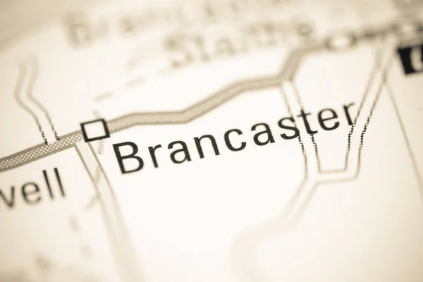 Brancaster Γεωγραφικό Χάρτη Του Ηνωμένου Βασιλείου — Φωτογραφία Αρχείου