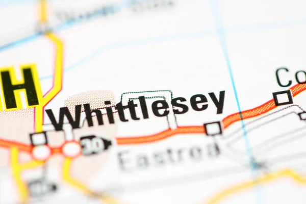 英国の地理地図上のWhittlesey — ストック写真