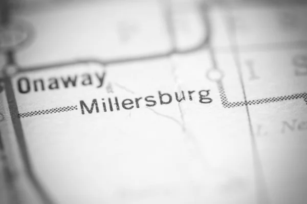 Millersburg Michigan Usa Geography Map — Stock Photo, Image