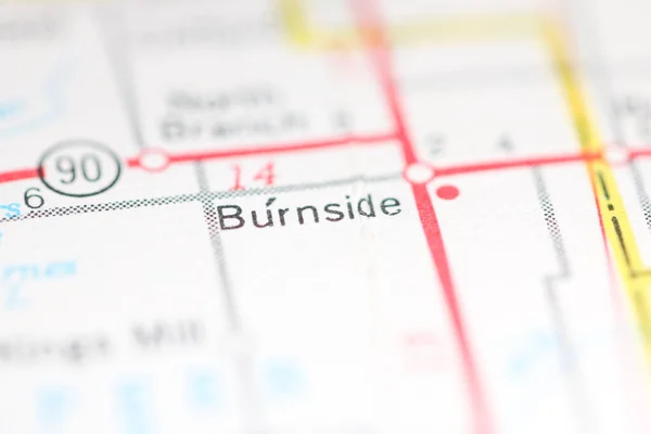 Burnside Michigan Usa Geography Map — Stock Photo, Image
