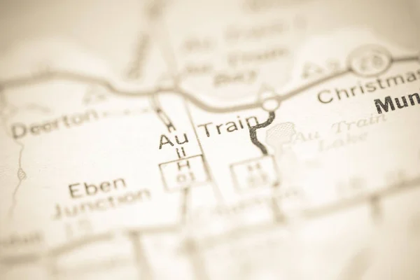 Train Michigan Eeuu Mapa Geográfico —  Fotos de Stock