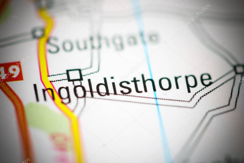 Ingoldisthorpe on a geographical map of UK