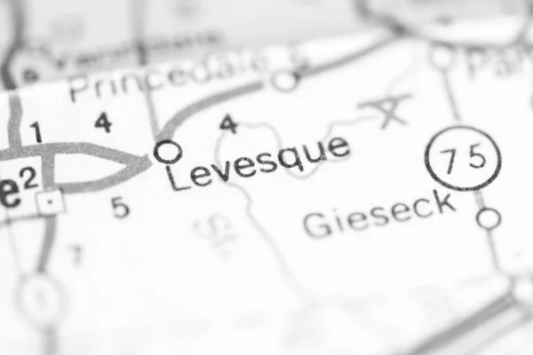 レヴェスクだ アーカンソーだ 地理地図上のアメリカ — ストック写真