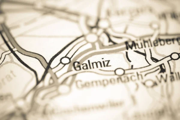 Galmiz on a geographical map of Switzerland